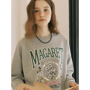 Margaret Garden Sweatshirt - Melange Grey