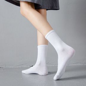 와인앤쿡학생 무지 중목양말 1개(색상 택1)