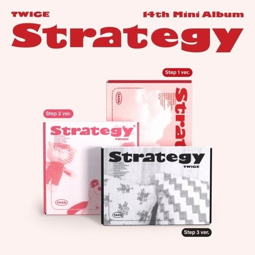 [CD][랜덤]트와이스 (Twice) - 미니 14집 [Strategy] / Twice - 14Th Mini Album [Strategy]  {12/06발매}