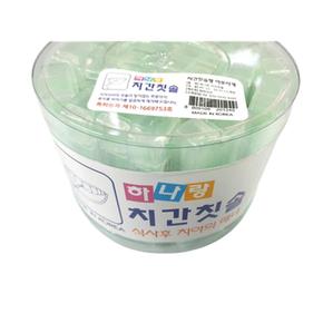 용기 분리 포장 휴대용 치간칫솔형 이쑤시개 60P X ( 2매입 )