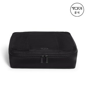 TUMI [TUMI KOREA] 투미 플러스 미디엄 패킹 큐브 파우치 블랙_0192158D