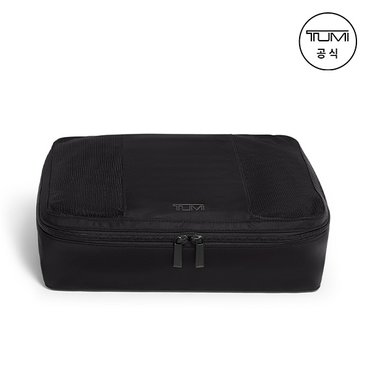 TUMI [TUMI KOREA] 투미 플러스 미디엄 패킹 큐브 파우치 블랙_0192158D