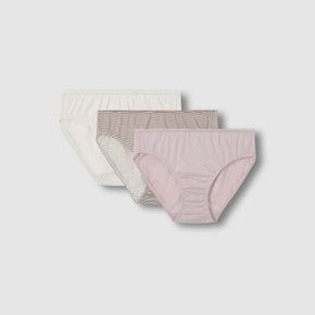 여 코튼 쌀알 힙허거 팬티 3매 (BEIGE/ PINK/ CHARCOAL/ BLUE GREY)