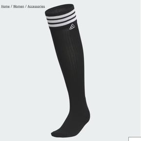 26SS 아디다스 골프 3 STRIPES 니하이 삭스 KF0460