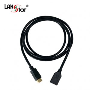 엠지솔루션 LANSTAR DPort 1.2 연장 케이블 (2m, LS-DP12MF-2M)