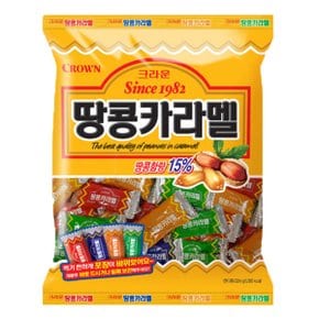 크라운 땅콩카라멜 324g x 6개입(1박스)/무료배송