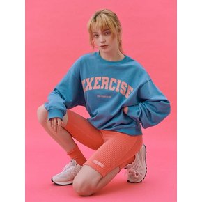 Exercise Roundneck Sweatshirt (TEAL BLUE)