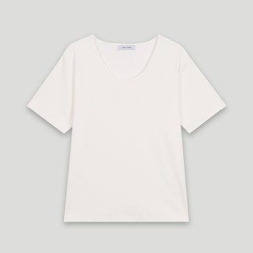 코데즈컴바인 베이직 U넥 반팔티셔츠 (CKB-TS002W4)