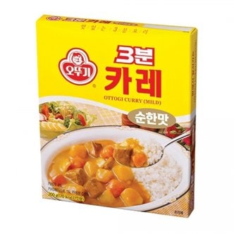 제이큐 순한맛 오뚜기3분요리카레 X ( 3매입 )