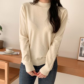 칼라온 15컬러 부드러운 여성 반목 폴라 니트