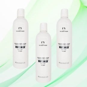 더바디샵 화이트 머스크 센티드 바디로션 400ml 3개