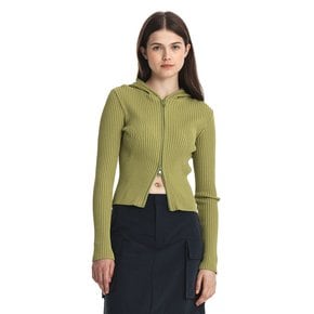 Tails hood Cardigan (Green)