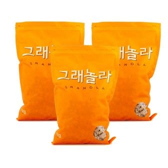  메가커피 동서 그래놀라 1kg 3개세트