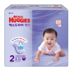 맥스드라이 팬티 2단계 공용 소형 76매