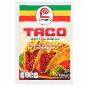  [해외직구]로리스 타코 시즈닝 믹스 28g 12팩 / Lawry`s Taco Seasoning Mix 1oz