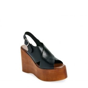 4869029 Jeffrey Campbell Fiddle Slingback Platform Wedge Sandal