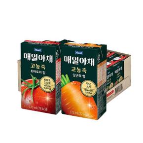 매일야채 고농축 토마토의힘 12팩+ 당근의힘 12팩 / 2종 총 24팩