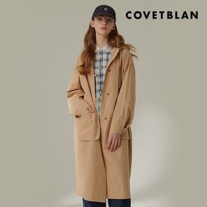 COVETBLAN  루즈핏 후드 코트V212MCT101W