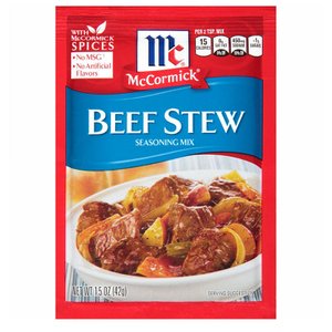 맥코믹 [해외직구]맥코믹 비프 스튜 시즈닝 믹스 42g 12팩 McCormick Seasoning Mix Beef Stew 1.5oz