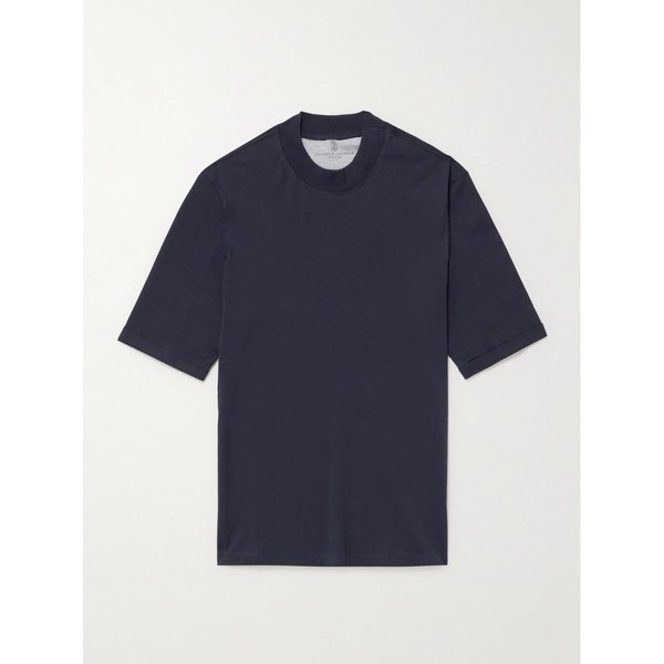 브루넬로쿠치넬리 코튼 저지 티셔츠 46376663163000274