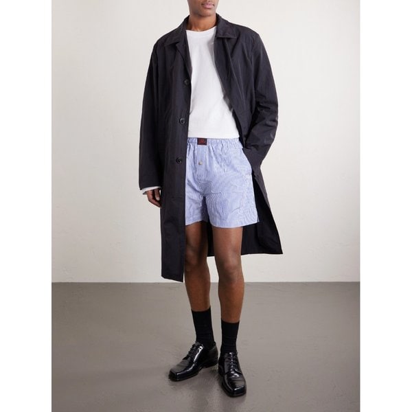 윌리 차바리아 윌리 위빙 코튼 스트레이트 레그 박서 쇼츠 46376663162997115