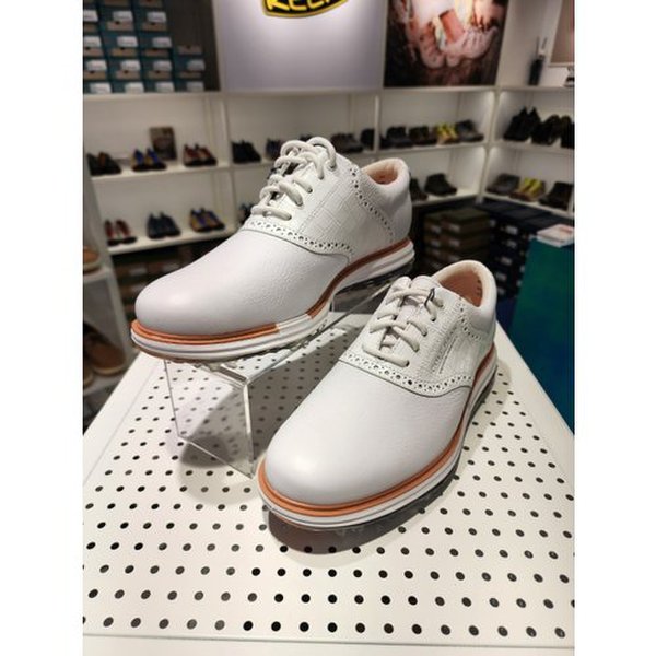[여주점] ØRIGINALGRAND SADDLE GOLF X UN ARROWS_흰색 남성 골프화CHSO3E310WT