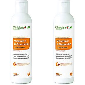 클리니션스 리포소말 비타민씨 퀘르세틴 LIPOSOMAL VITAMIN C QUERCETIN 180ML 2개