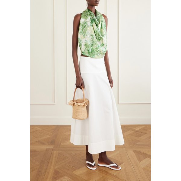 알레마이스 사라 프린트 실크 트윌 스카프 46376663163083636