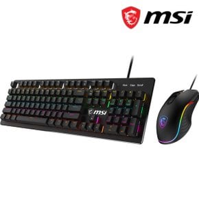 FORGE GK300 유선 키보드 마우스 세트 기계식 청축 컴퓨터 게임용 사무용
