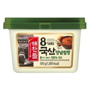 CJ제일제당 해찬들 8가지 국산 양념쌈장 500g 1개