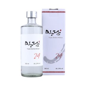 착한농부 밀담 24 24도 360ml 1병 케이스