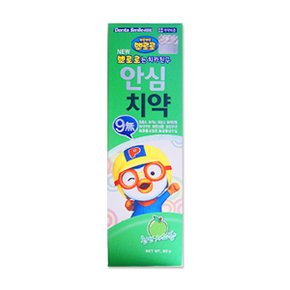 뽀로로 안심치약 80g 천연사과향 1개