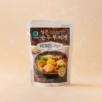 청정원 호밍스 얼큰 순두부찌개 450g