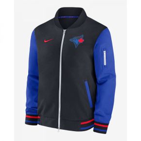 Toronto 블루 Jays 어센틱 Collection 시티 커넥트 게임 타임 남성 나이키 MLB 풀집업 봄버 자켓