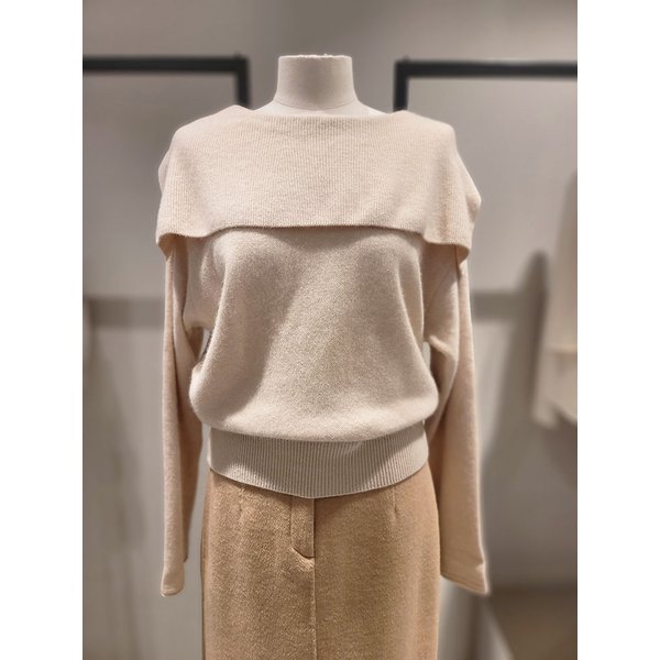 [여주점] 라쿤 블랜드 돌만 플랩 니트(SAKP58461)