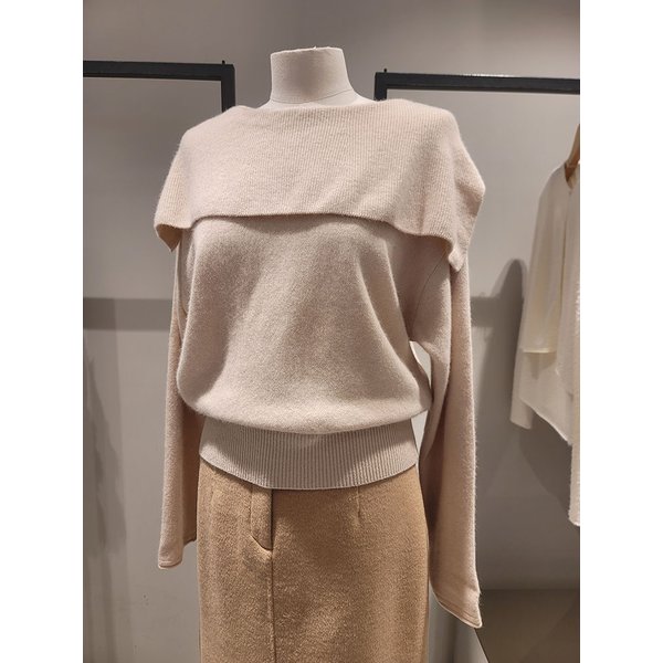 [여주점] 라쿤 블랜드 돌만 플랩 니트(SAKP58461)