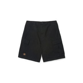 M-LABEL LOOSE-FIT RIBSTOP POCKET SHORTS PANTS 블랙