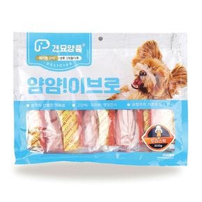 생활모음 강아지 간식 오리스틱 300g