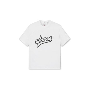 왁 골프 (WMTCX24270WHX)[WAAC X JONES] 남성 커브 로고 프린트 반팔 티셔츠