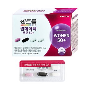 원데이팩 우먼 50+ 30팩 x 2개 오메가3 루테인 멀티 비타민 미네랄 H