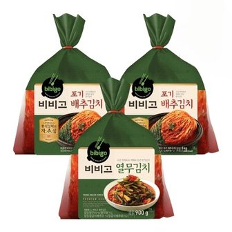 텐바이텐 비비고 배추김치 시원 아삭한 포기김치 10KG+열무김치 900G