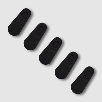 JAJU 여 코튼 하이컷 페이크 삭스 5족 J146903003099