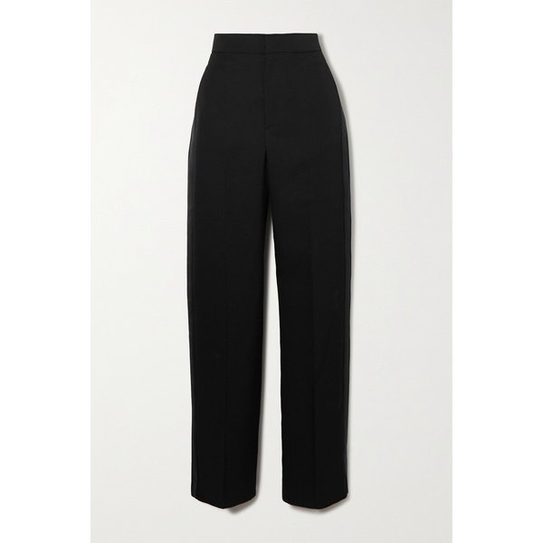 스칼리 울 트윌 와이드 팬츠 블랙 1647597289962874