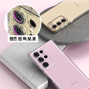 1+1 변색없는 크리스탈 케이스 갤럭시 A37 카메라 풀커버 보호 투명 젤리 A376