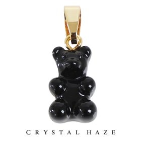 [정품] 크리스탈 헤이즈 Classic Notalgia Bear Pendant - Black (CCT-Black)
