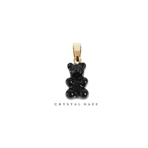 [정품] 크리스탈 헤이즈 Classic Notalgia Bear Pendant - Black (CCT-Black)