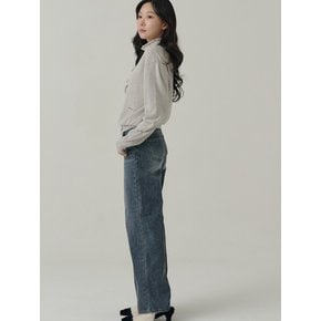 704 Standard Fleece Denim Pants_Blue