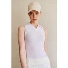 홀터넥 골지 바디수트_WHITE