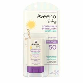 아비노 센서티브 베이비 선스틱 SPF50 Aveeno Sunscreen Stick 0.47oz(13g)