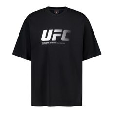 UFC 제로 100 오버핏 반팔 티셔츠 블랙 U4SSV2312BK